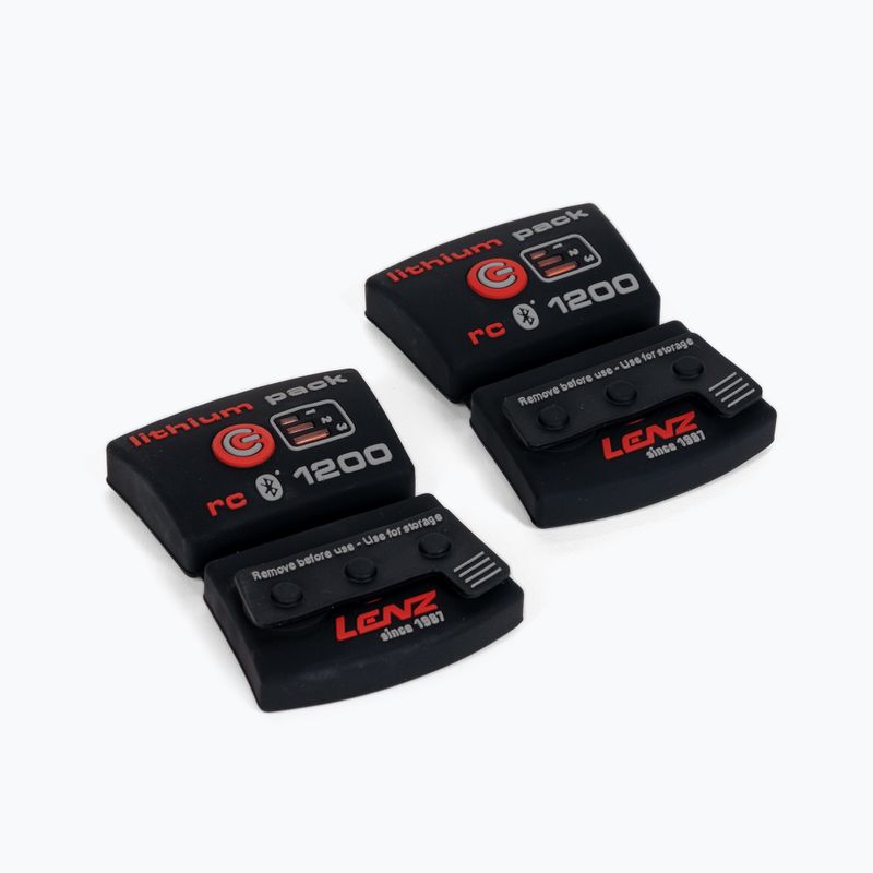 Ponožky LENZ Set Of Heat Sock 5.0 Toe Cap + Lithium Pack RCB černé 1200 8