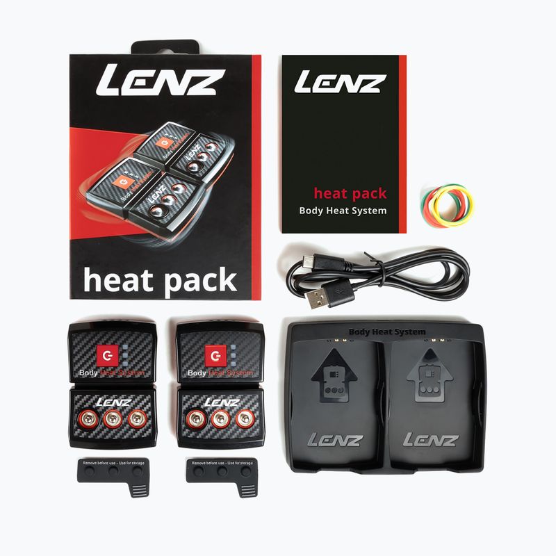 Vyhřívané ponožky Lenz Set Of Heat Sock 4.1 + Lithium Pack RCB 1200 black 6