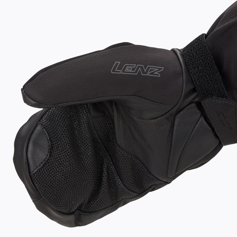 Lyžařské rukavice Lenz Heat Glove 6.0 Finger Cap Mittens black 5