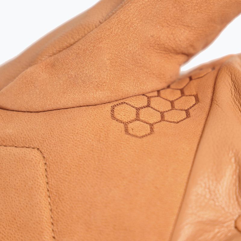 Pánské lyžařské rukavice Lenz Think About brown/black 3