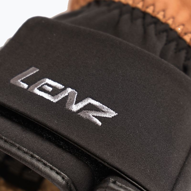 Pánské lyžařské rukavice Lenz Think About brown/black 4