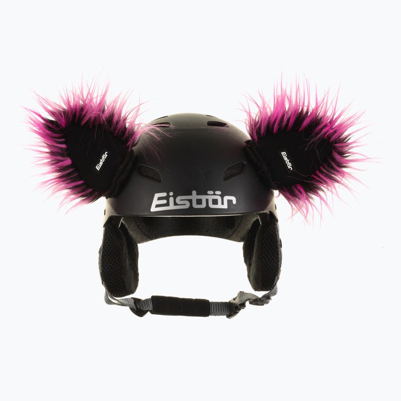 Uši na dětskou helmu Eisbar Kekos pink/black 2