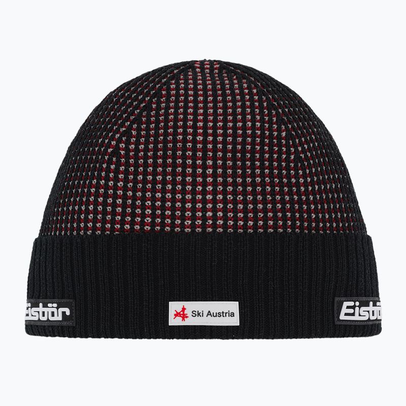 Zimní čepice Eisbar Flux RL Ska black/sandstone/burgundy