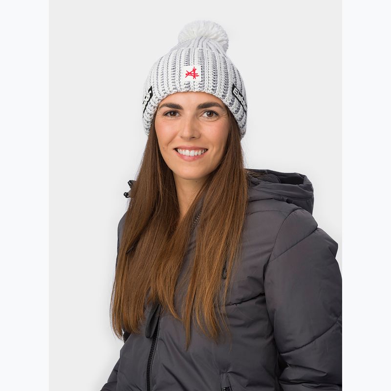 Zimní čepice Eisbar Ronda Pompon SA white 3