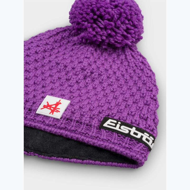 Zimní čepice Eisbar Trail Pompon SA purple 2
