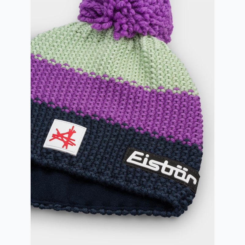 Dětská zimní čepice Eisbar Stan Pompon SA purple 2