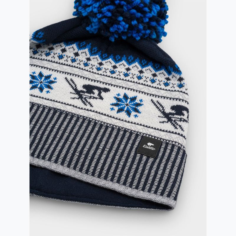 Zimní čepice Eisbar Retroski Pompon navy 2