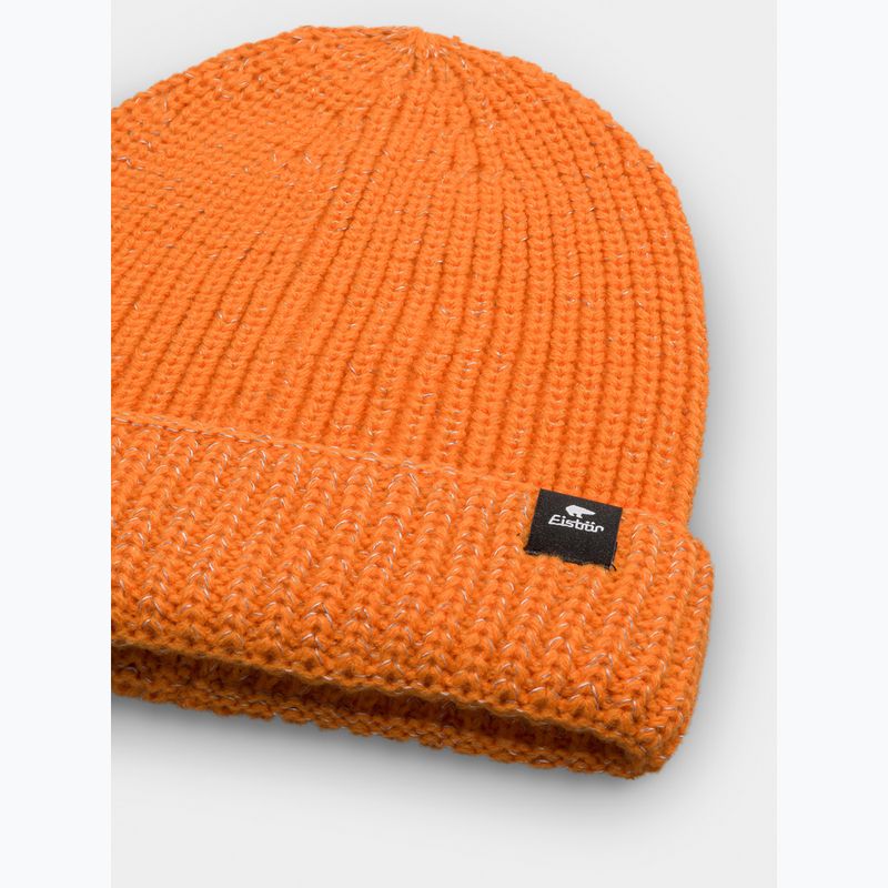 Dětská zimní čepice Eisbar Lenoko Reflective orange 2
