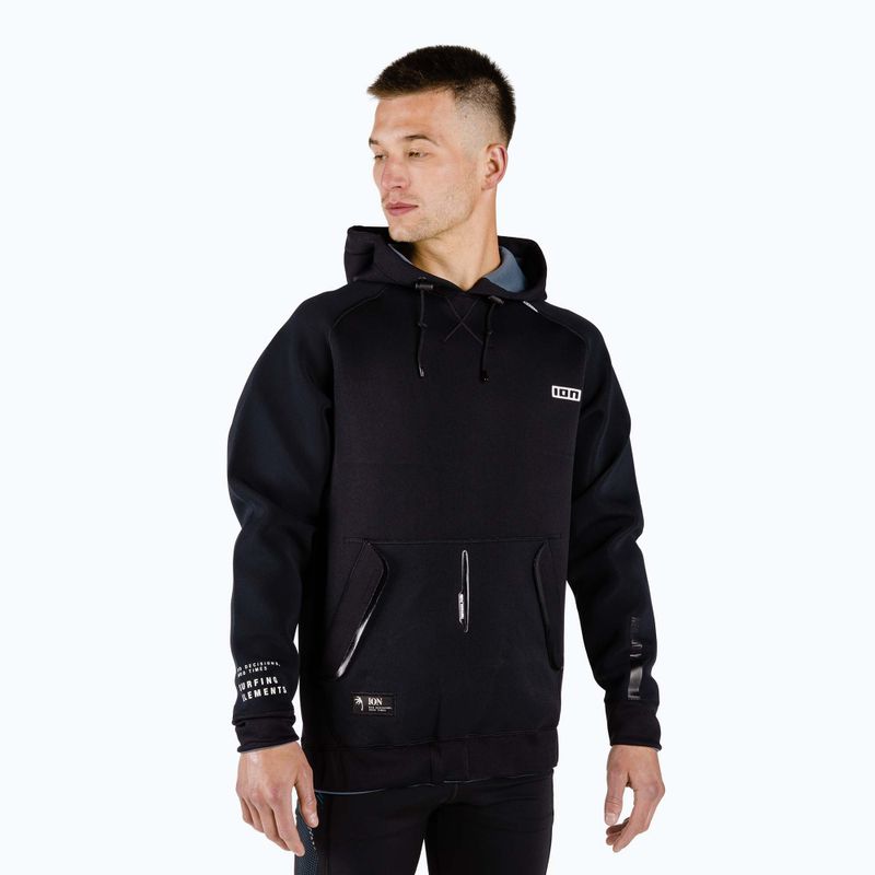 Pánská neoprenová mikina ION Hoody Neo black/steel blue