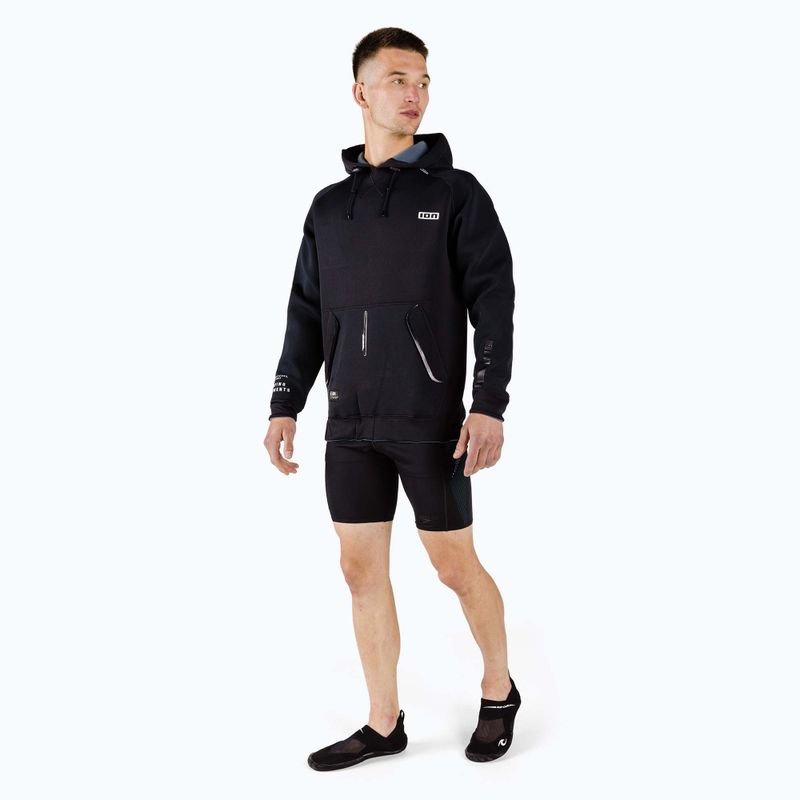Pánská neoprenová mikina ION Hoody Neo black/steel blue 2