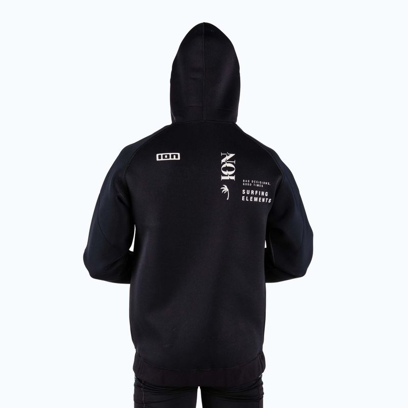 Pánská neoprenová mikina ION Hoody Neo black/steel blue 3
