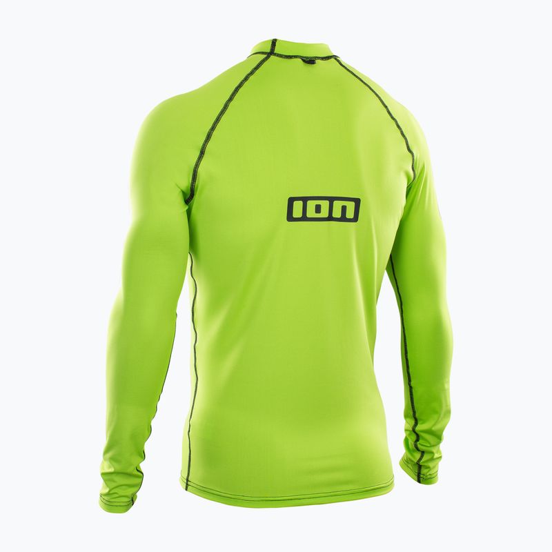 Pánské plavecké tričko longsleeve ION Lycra Promo lime green 2