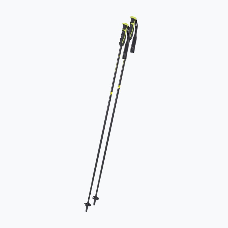 Lyžařské hole Komperdell Booster Speed Carbon Series černá/žlutá 7