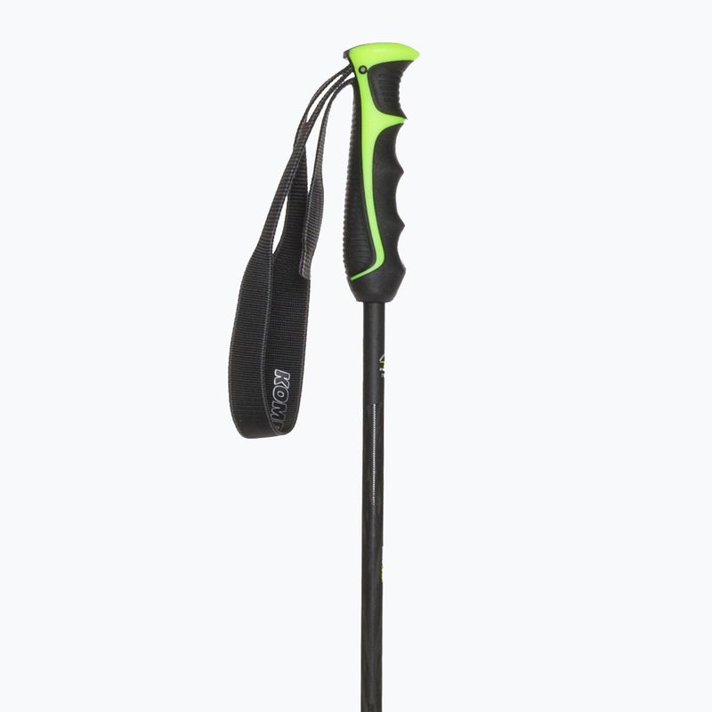 Lyžařské hole Komperdell Booster Speed Carbon Series černá/žlutá 2