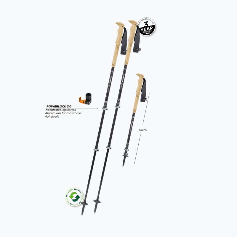 Trekingové hole Komperdell Carbon Ultra Zero silver 2