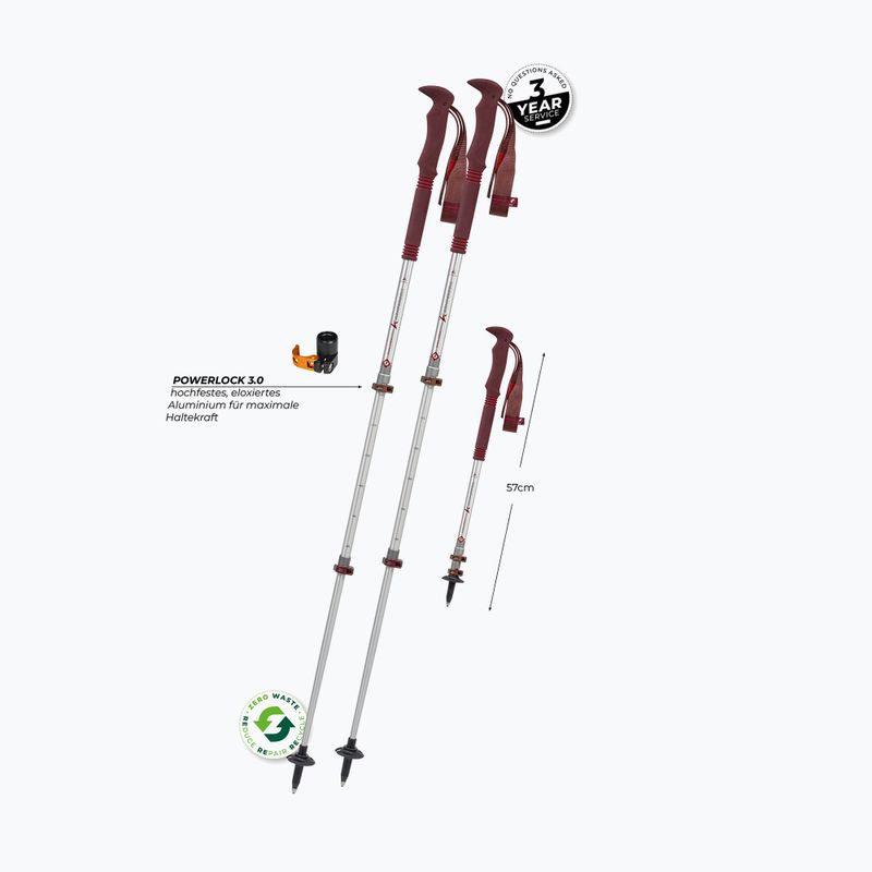 Trekingové hole Komperdell Explorer Zero Compact malbec 2