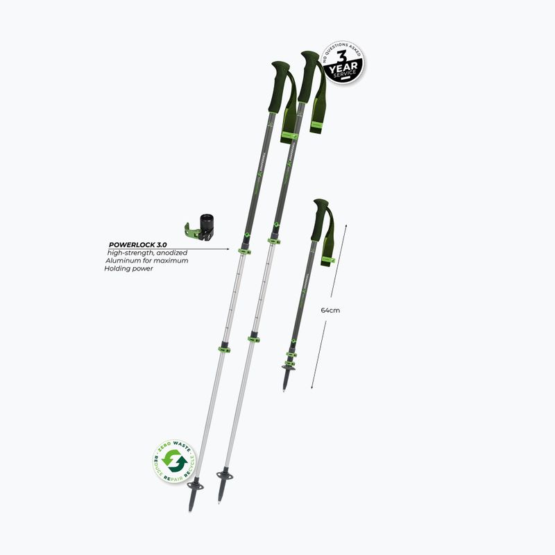 Trekingové hole Komperdell Trailmaster Zero forrest green 9