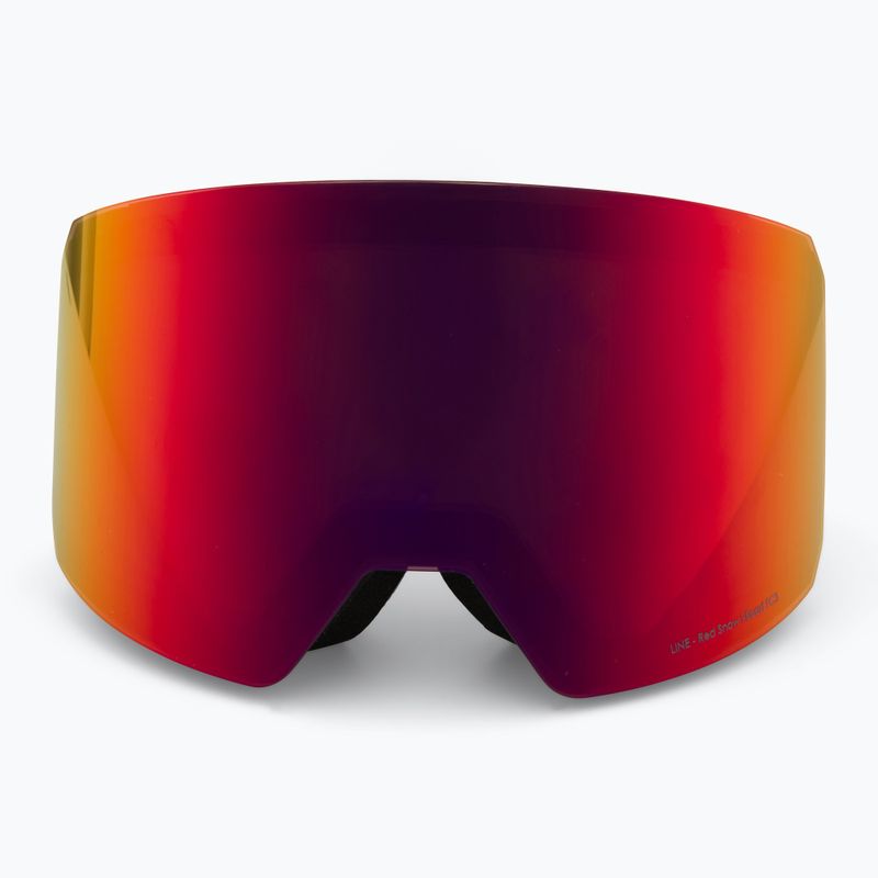 Lyžařské brýle Red Bull SPECT Line black/brown with red mirror/cloudy snow 3