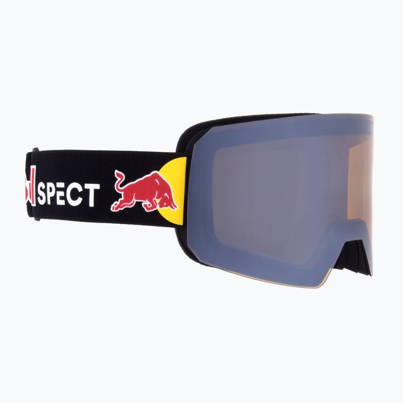 Lyžařské brýle Red Bull SPECT Line black/brown with red mirror/cloudy snow 7
