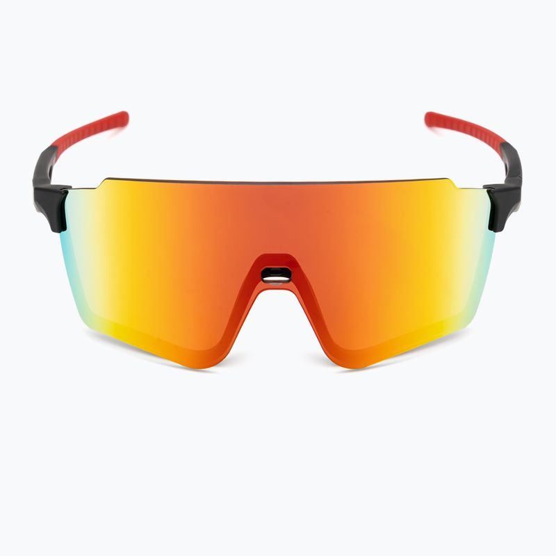 Sluneční brýle Red Bull SPECT Stun matt black/brown with red mirror 3