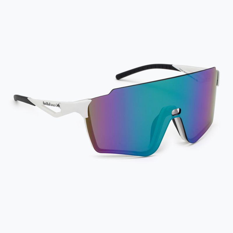 Sluneční brýle Red Bull SPECT Stun shiny white/smoke with purple-green mirror