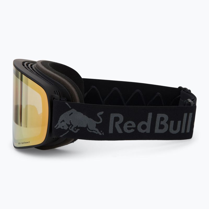 Lyžařské brýle Red Bull SPECT Rush Photo black/brown with gold chrome x 4