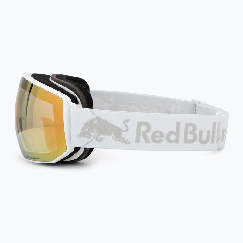 Lyžařské brýle Red Bull Spect Fink Photo matt white/brown with gold chrome x 4