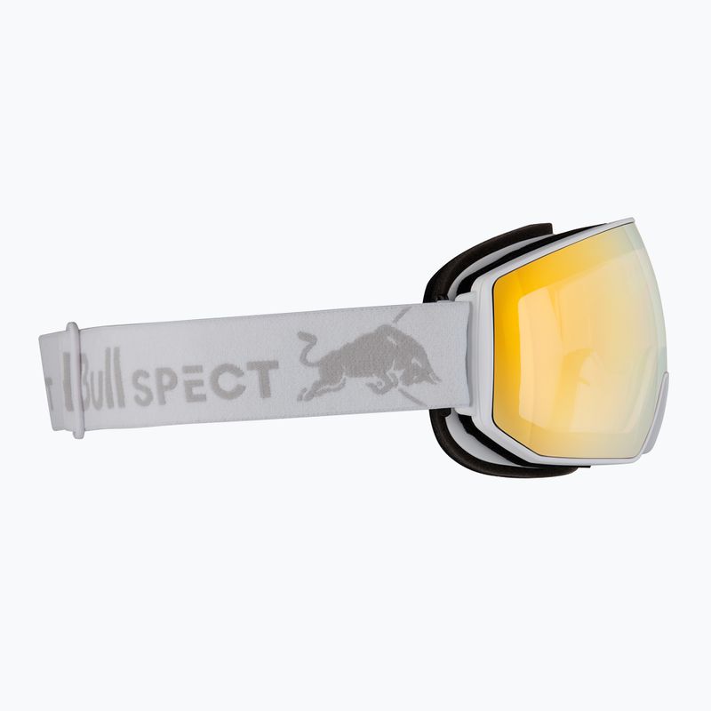 Lyžařské brýle Red Bull Spect Fink Photo matt white/brown with gold chrome x 3