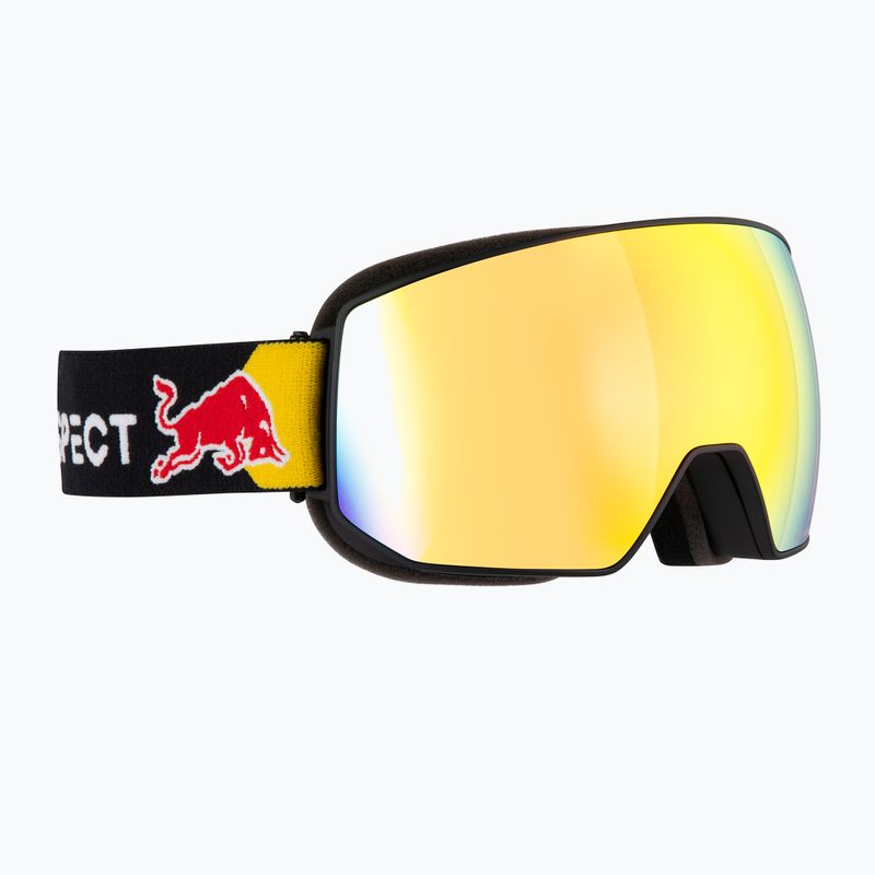 Lyžařské brýle Red Bull Spect Fink matt black/orange with red mirror