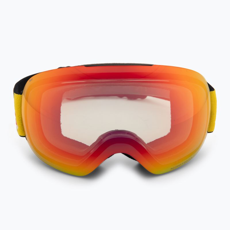 Lyžařské brýle Red Bull Spect Bent Photo matt black/brown with red chrome x 2