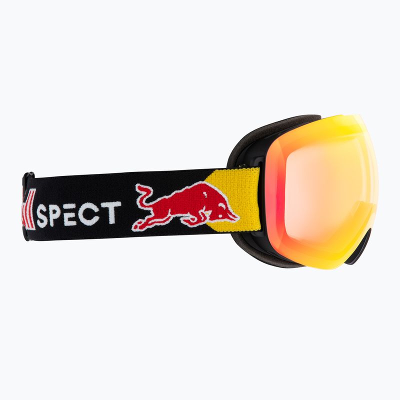 Lyžařské brýle Red Bull Spect Bent Photo matt black/brown with red chrome x 3