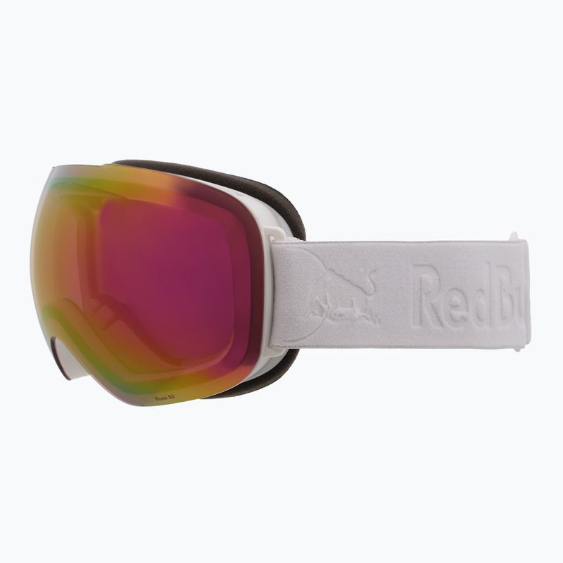 Lyžařské brýle Red Bull Spect Bent matt white/red with pink purple mirror 2