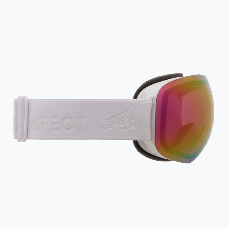 Lyžařské brýle Red Bull Spect Bent matt white/red with pink purple mirror 3