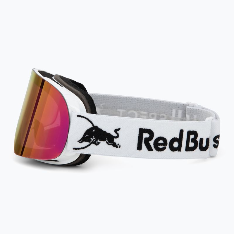 Lyžařské brýle Red Bull SPECT Rush matt white/red with pink purple mirror 4