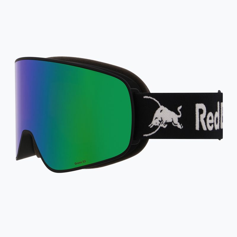 Lyžařské brýle Red Bull SPECT Rush matte black/brown with green mirror 2