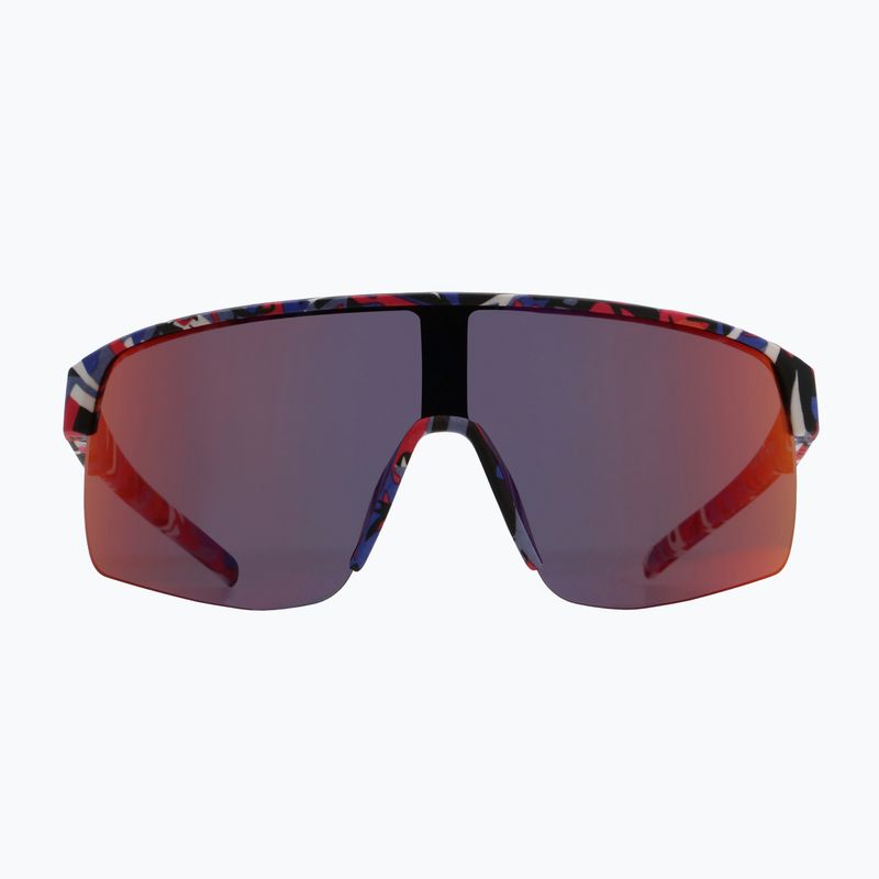 Sluneční brýle Red Bull SPECT Dakota matte blue-burgundy pattern/smoke red-purple mirror 5