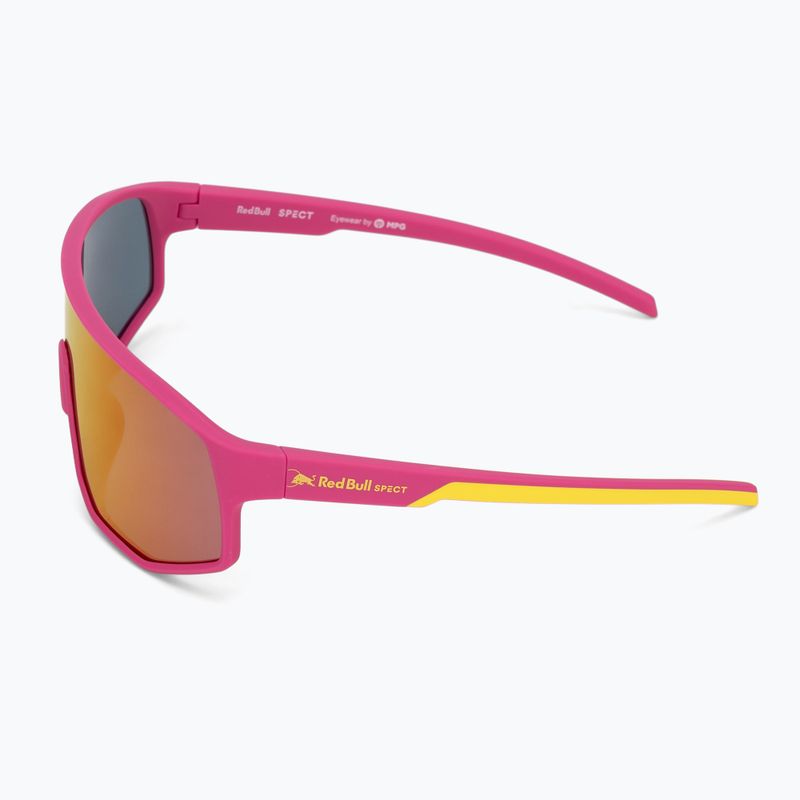 Sluneční brýle Red Bull SPECT Dash neon pink/smoke with pink-yellow mirror 4