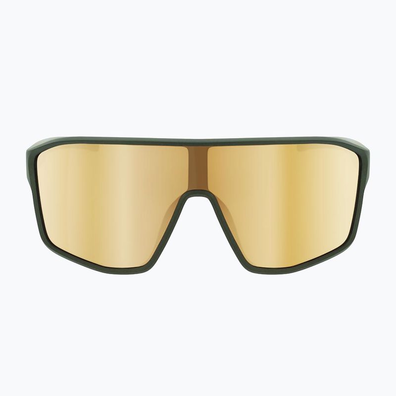 Sluneční brýle Red Bull SPECT Daft matt metallic olive/ brown with gold mirror 3