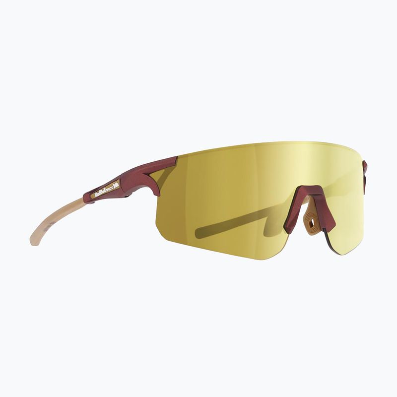 Sluneční brýle Red Bull SPECT Ricky IB matt metallic mauve/ brown with gold mirror