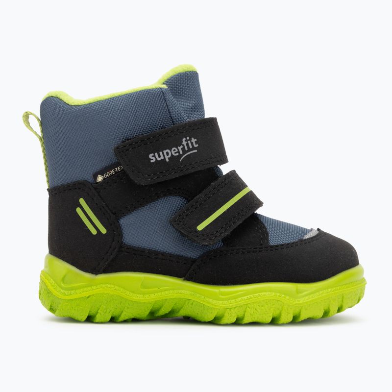 Dětské boty Superfit Husky 1 black/light green 2