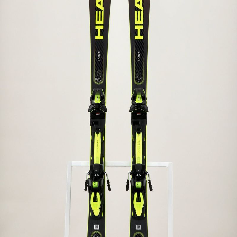 Sjezdové lyže HEAD Supershape e-Speed SW SF-PR + PRD 12 black/neon yellow 7
