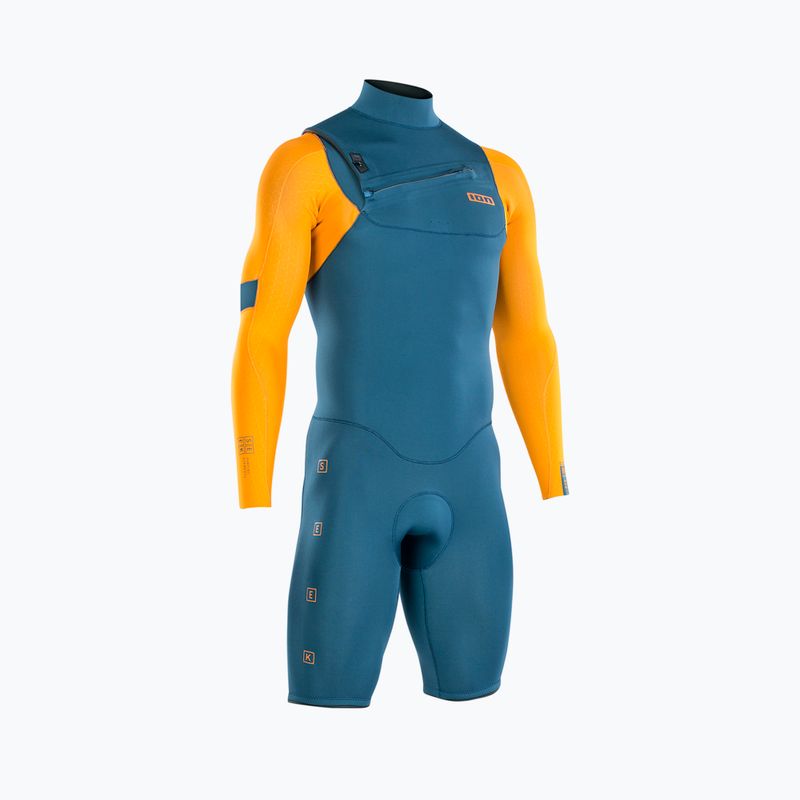 Pánský neopren   ION Seek Core 2/2 Shorty Front Zip petrol