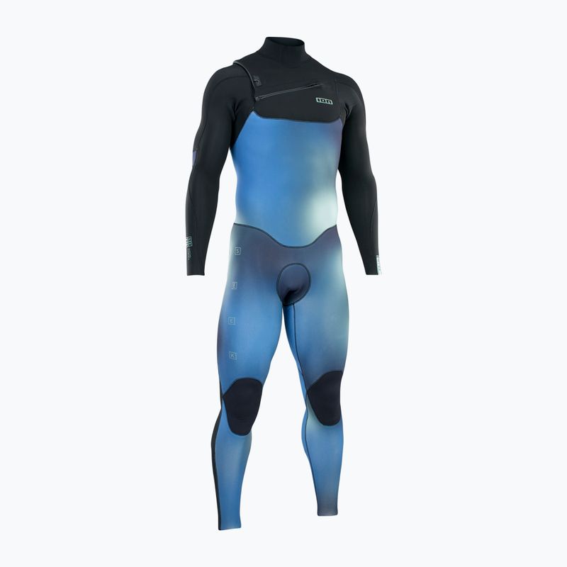 Pánský plavecký neopren ION Seek Core 5/4 Front Zip blue gradient