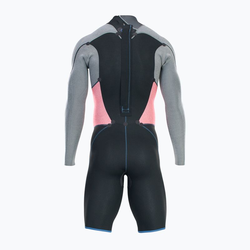 Pánský plavecký neopren ION Element 2/2 Shorty Back Zip Cascade Blue 5