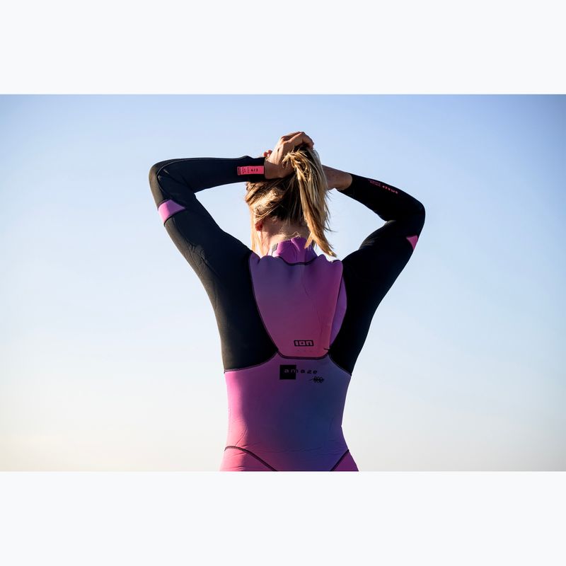 Dámský neoprén ION Amaze Core 4/3 Front Zip pink gradient 9