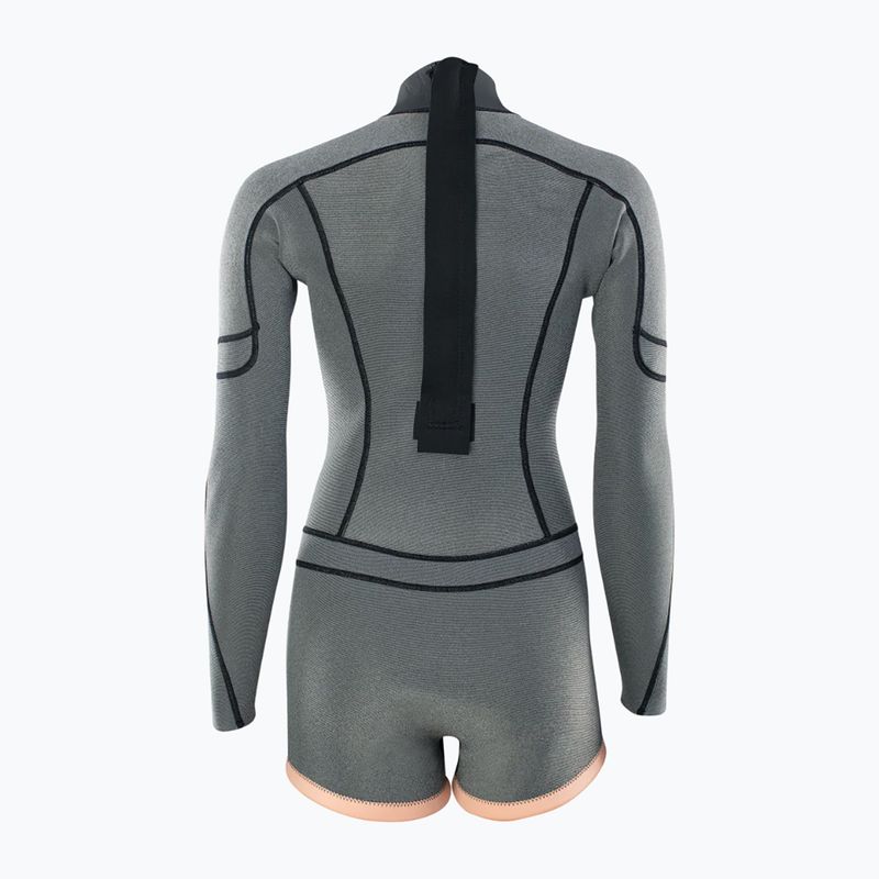 Dámský plavecký neopren ION Amaze Shorty 2.0 Back Zip black floral 4