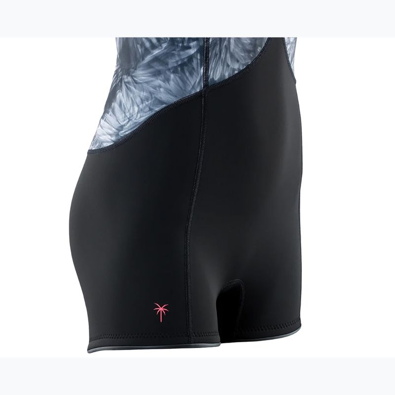 Dámský plavecký neopren ION Amaze Shorty 2.0 Back Zip black floral 6