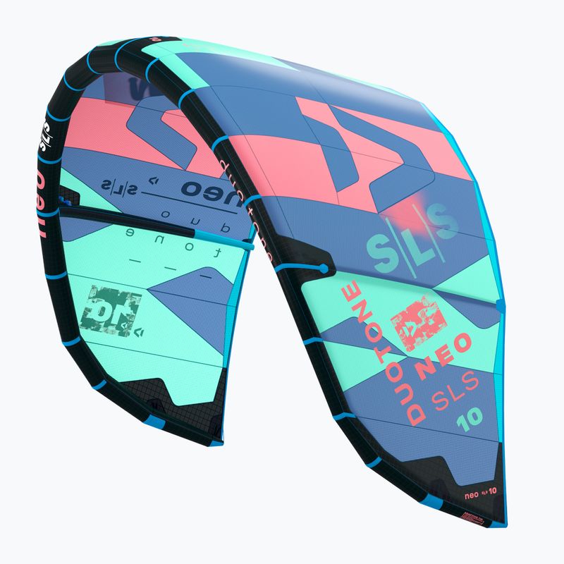 DUOTONE Neo SLS 2023 kitesurfingový drak zelenomodrý 44230-3014