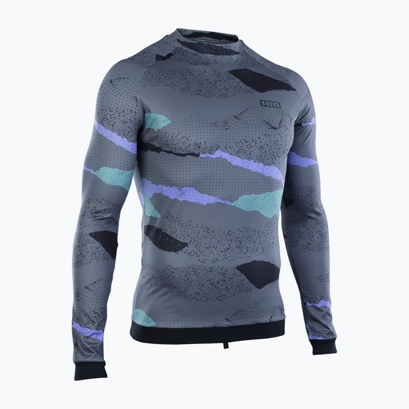 Pánské plavecké tričko Longsleeve ION Lycra Maze dark collage 2