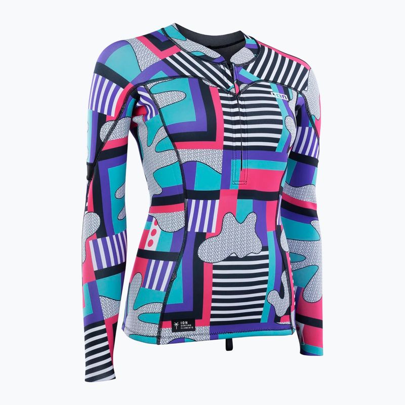 Dámské plavecké triko Longsleeve ION Neo Zip Top 1.5 capsule statement 2